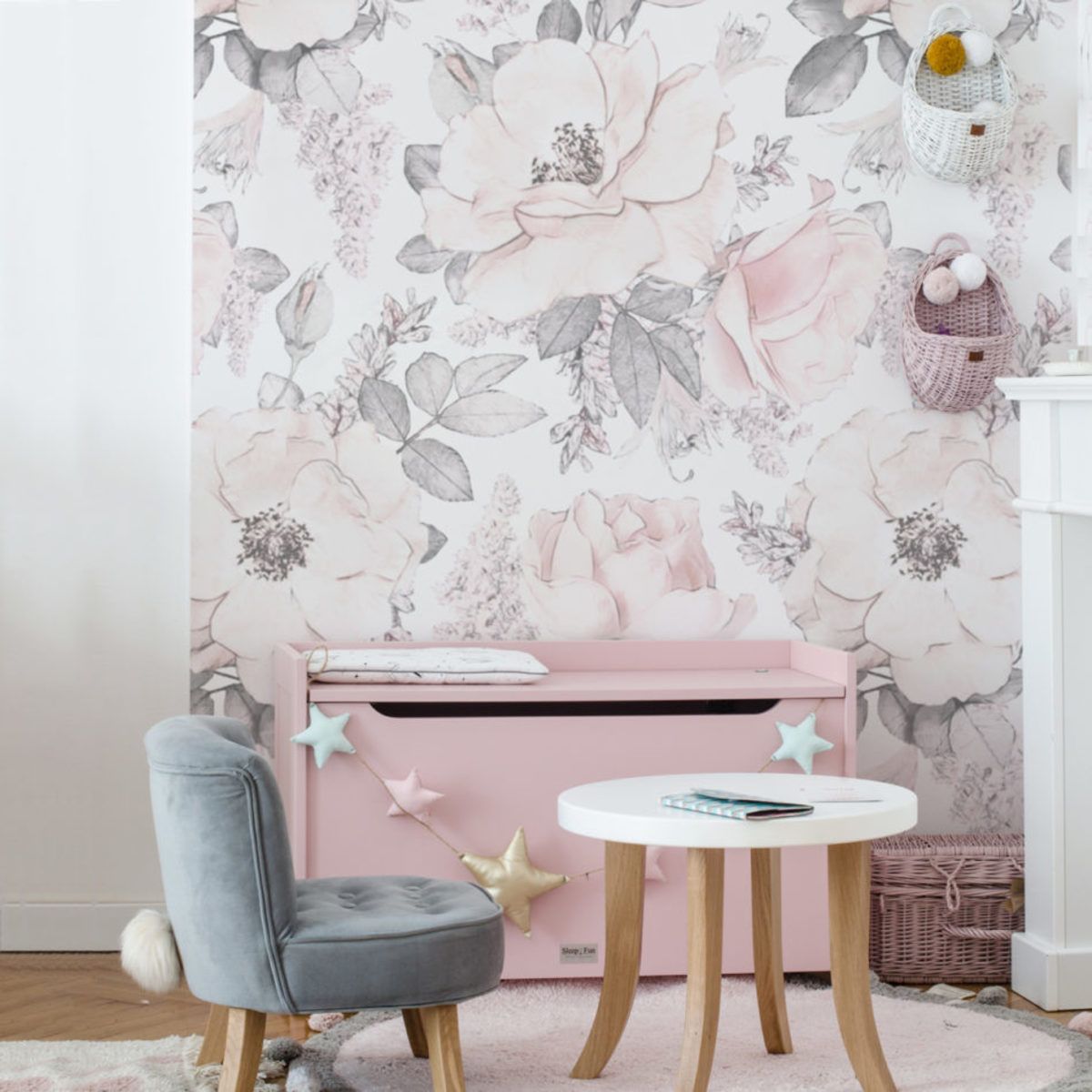 Tapeta DEKORNIK Pink Garden 100x280 cm - obrázek 1