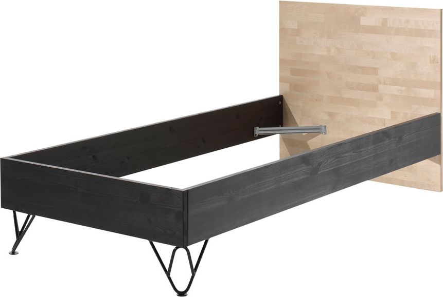 Dětská postel VIPACK FURNITURE William přírodní šedá 200x90 cm - obrázek 5