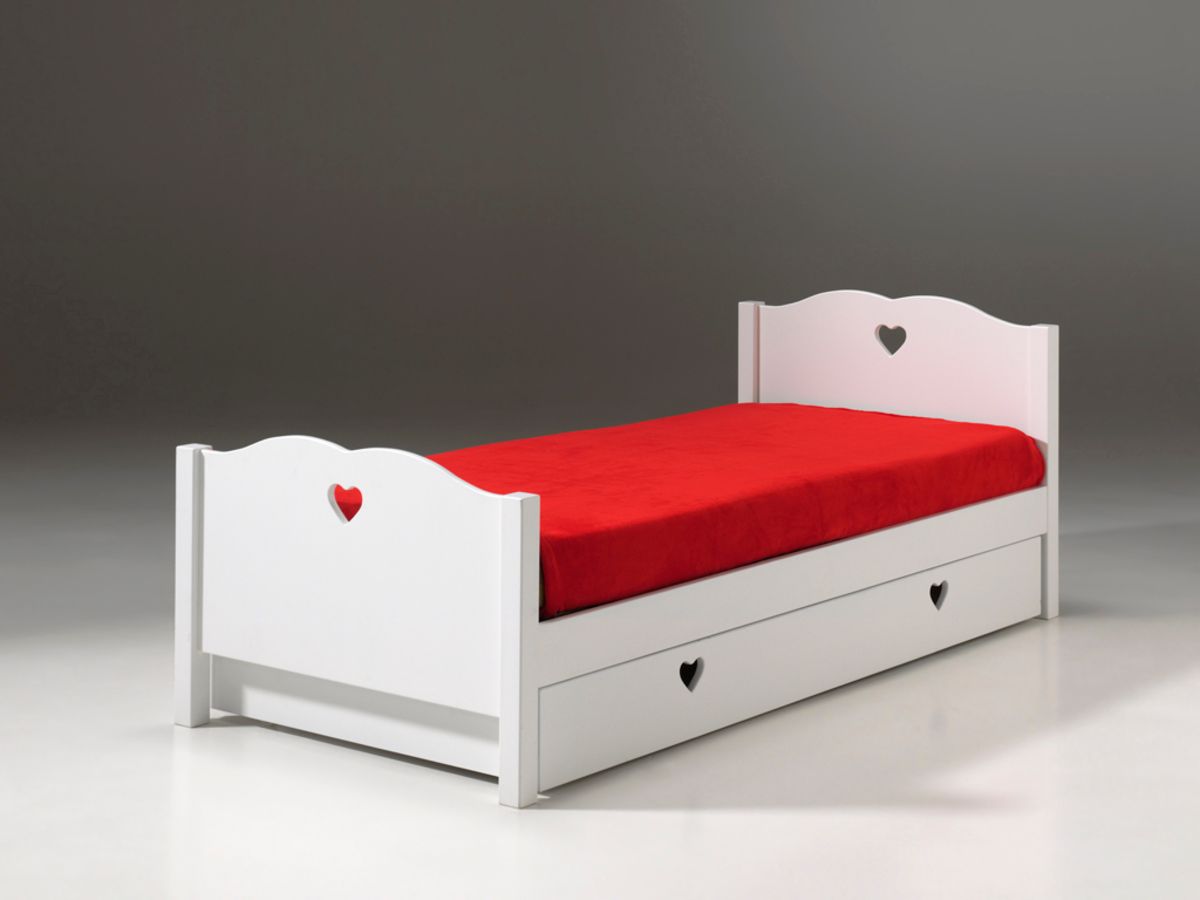 Dětská postel VIPACK FURNITURE Amori bílá 200x90 cm - obrázek 6