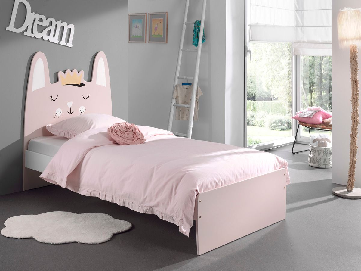 Dětská postel VIPACK FURNITURE Rabbit bílá 200x90 cm - obrázek 3