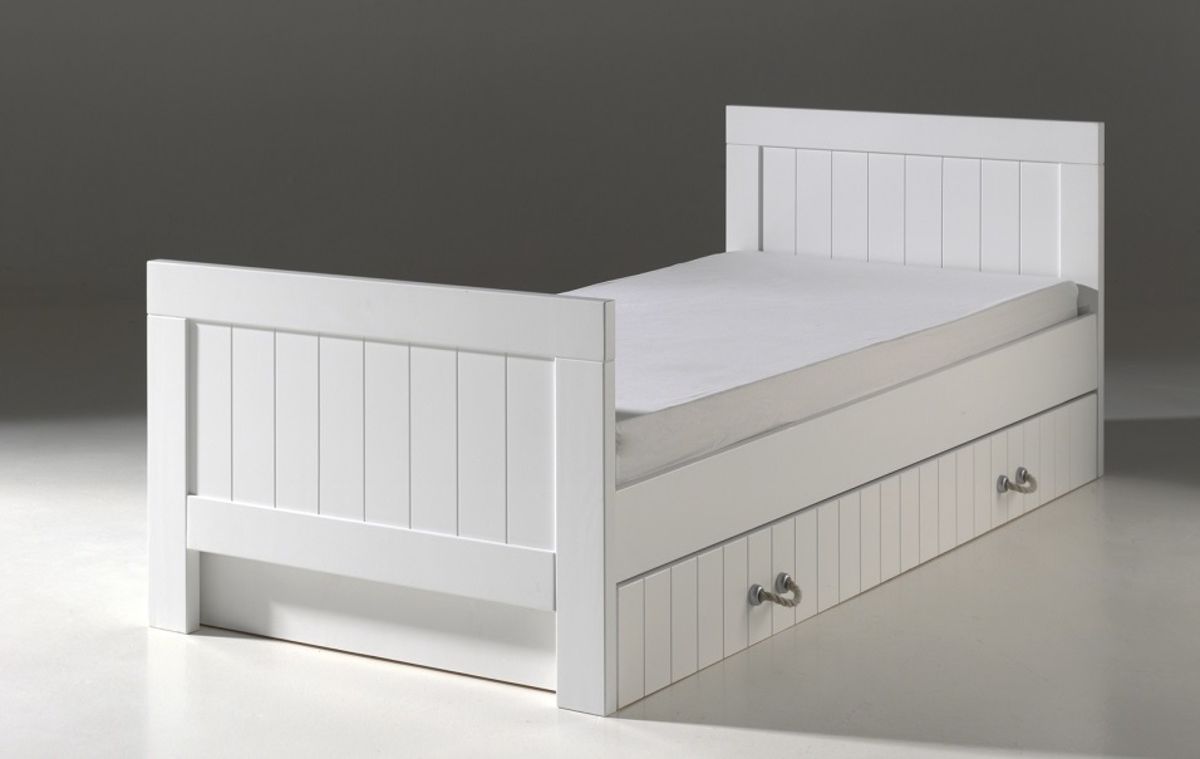 Dětská postel VIPACK FURNITURE Lewis bílá 200x90 cm - obrázek 2