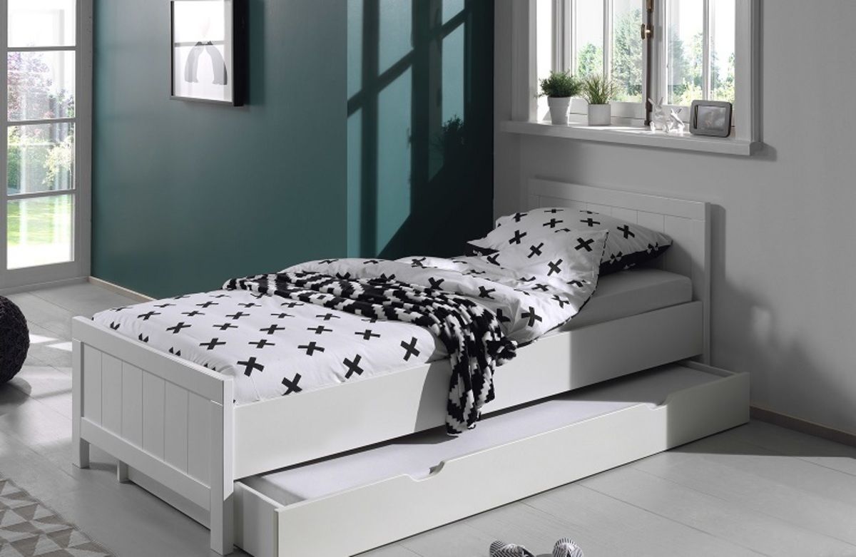 Dětská postel VIPACK FURNITURE Erik bílá 200x90 cm - obrázek 1