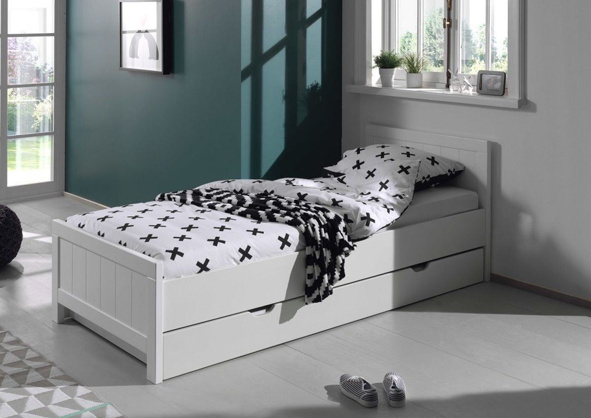 Dětská postel VIPACK FURNITURE Erik bílá 200x90 cm - obrázek 2