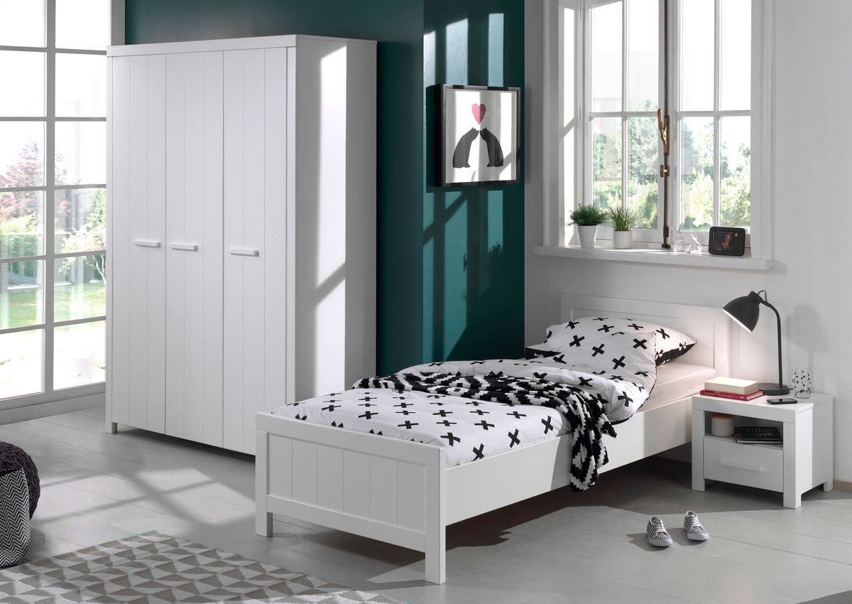 Dětská postel VIPACK FURNITURE Erik bílá 200x90 cm - obrázek 5
