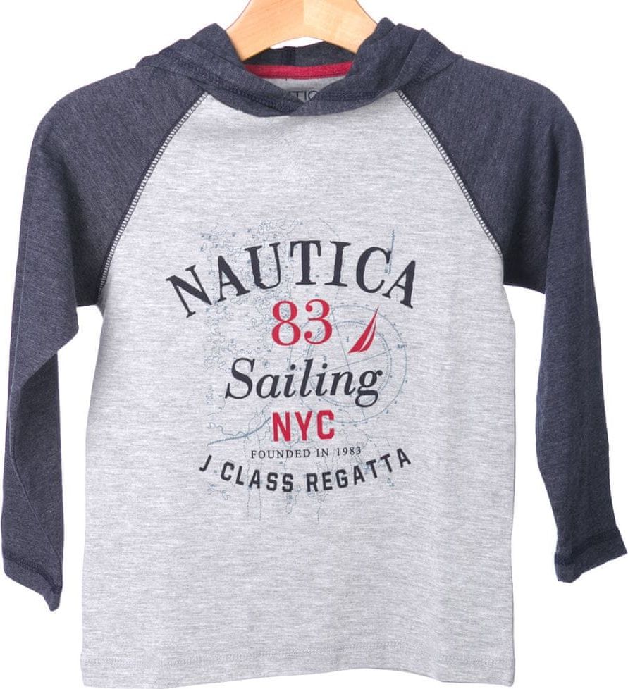 Nautica chlapecká mikina s kapucí 110 modrá - obrázek 1