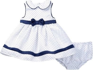 Little Me kojenecké luxusní puntikaté šaty Velikost: 18 měsíců / 79 - 84 cm - obrázek 1