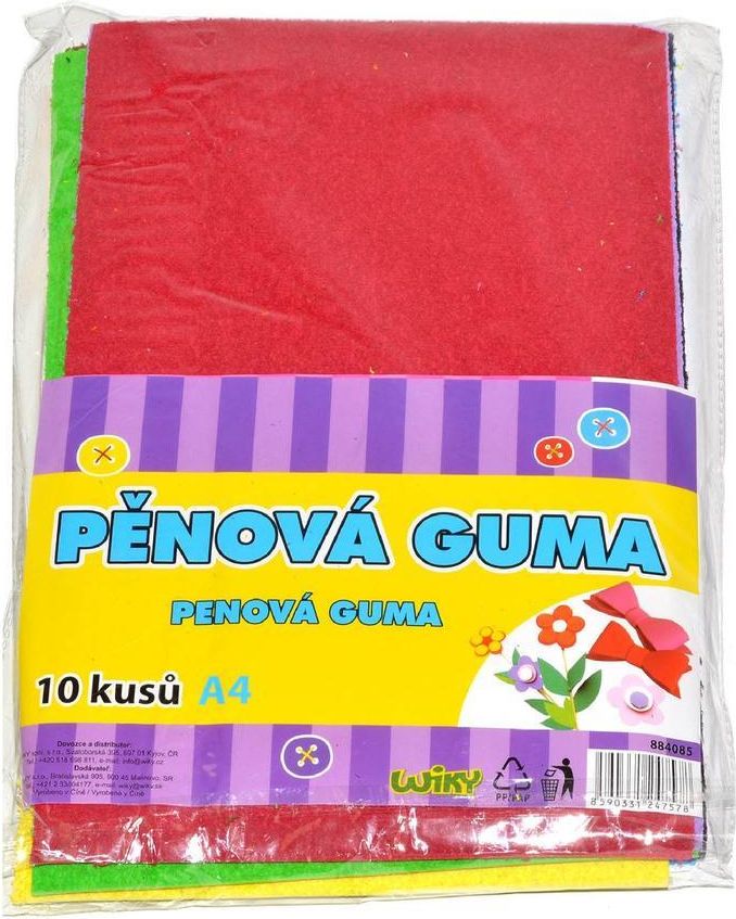 Wiky Wiky Pěnová guma 10 ks, A4 - obrázek 2
