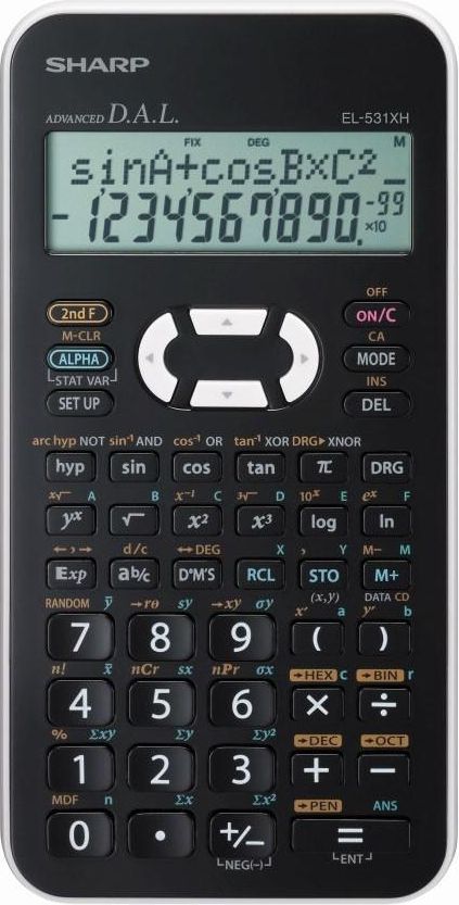 SHARP Vědecký kalkulátor SHARP EL-531XHWH-W bílá - obrázek 1
