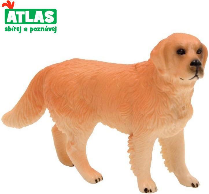 Atlas B - Figurka Zlatý retrívr 10 cm - obrázek 1