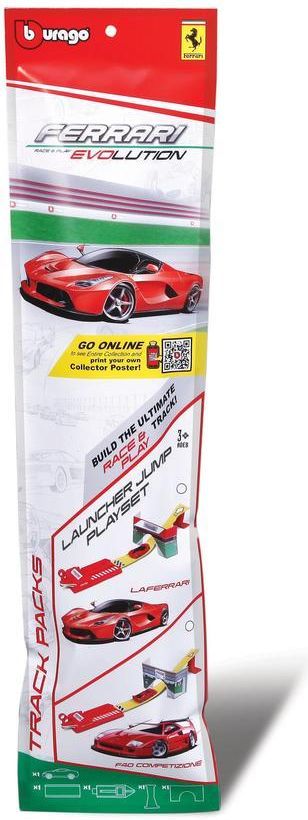 Bburago Bburago Ferrari JUMP rampa 3 druhy - obrázek 1
