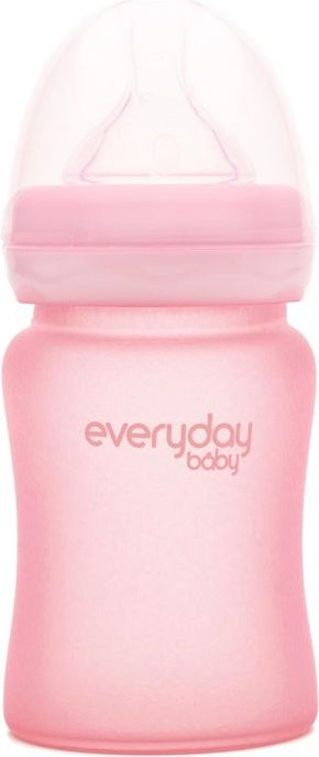 Everyday Baby Láhev sklo odolná 150ml Rose pink - obrázek 1