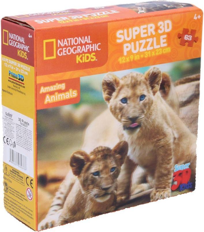 Wiky Wiky Puzzle 3D Lvi 63 ks - obrázek 1