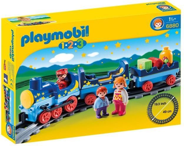 Playmobil Můj první vláček s kolejemi (1.2.3) - obrázek 1