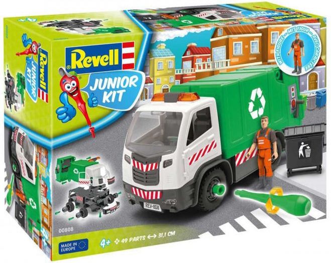 Revell Junior Kit auto 00808 - Garbage Truck (1:20) - obrázek 1