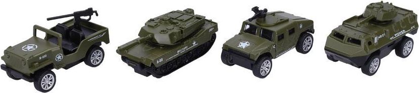 Wiky Vehicles Vojenské auto 8 cm, 4 druhy - obrázek 1