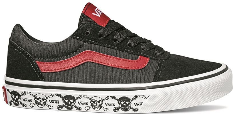 Vans Yt Ward Skull Black/Red 31 - obrázek 1