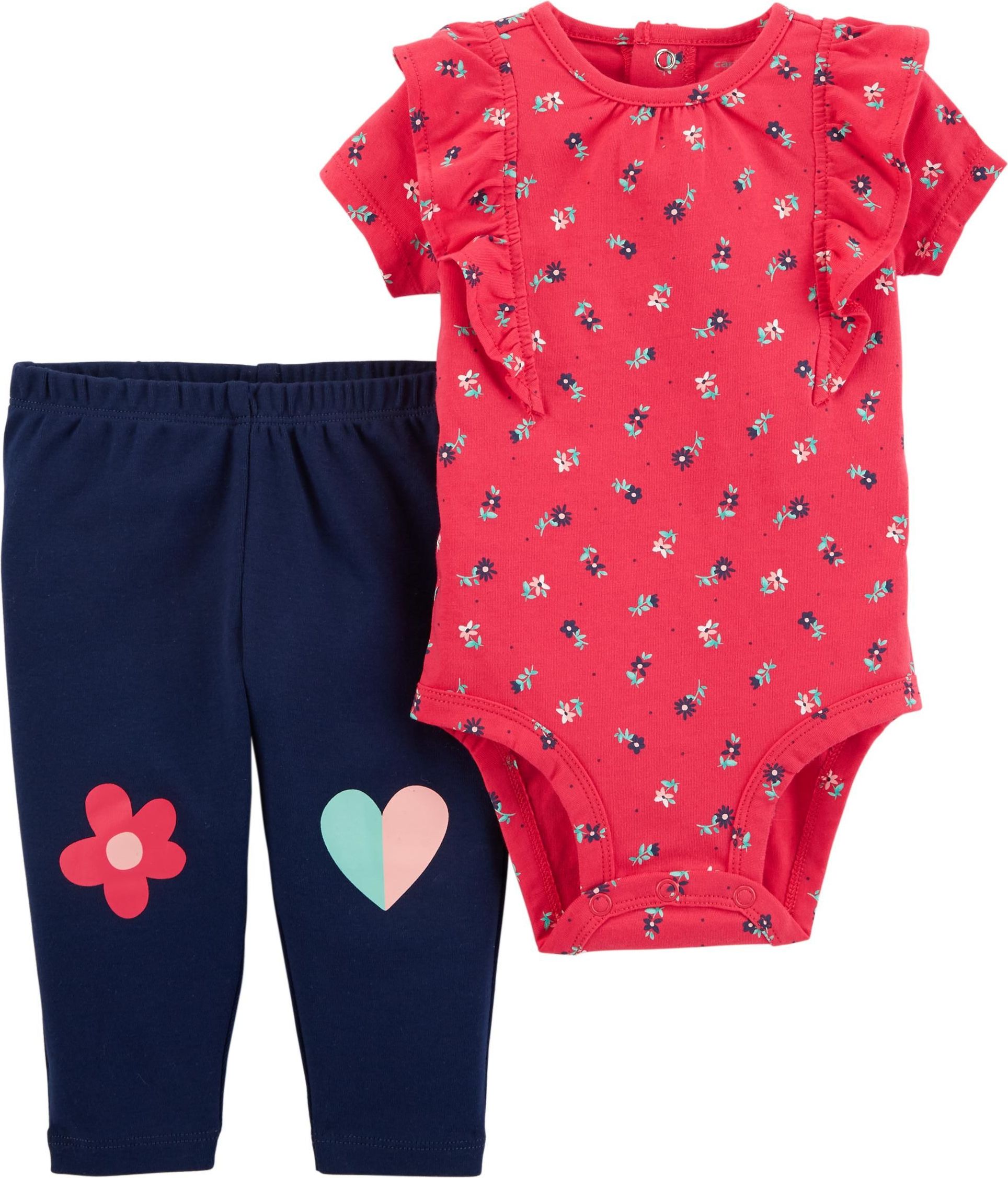 Carter's kojenecký set červené body s legíny Velikost: 12 měsíců / 74 - 79 cm - obrázek 1