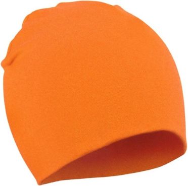 Dětská čepice oranžová - obrázek 1