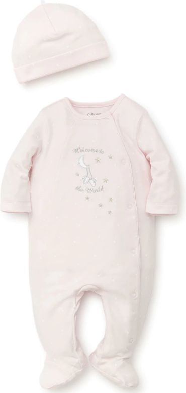 Little Me kojenecké dupačky set růžový vítej Velikost: Preemie / 46 cm - obrázek 1