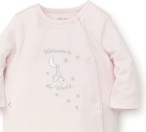 Little Me kojenecké dupačky set růžový vítej Velikost: Preemie / 46 cm - obrázek 2