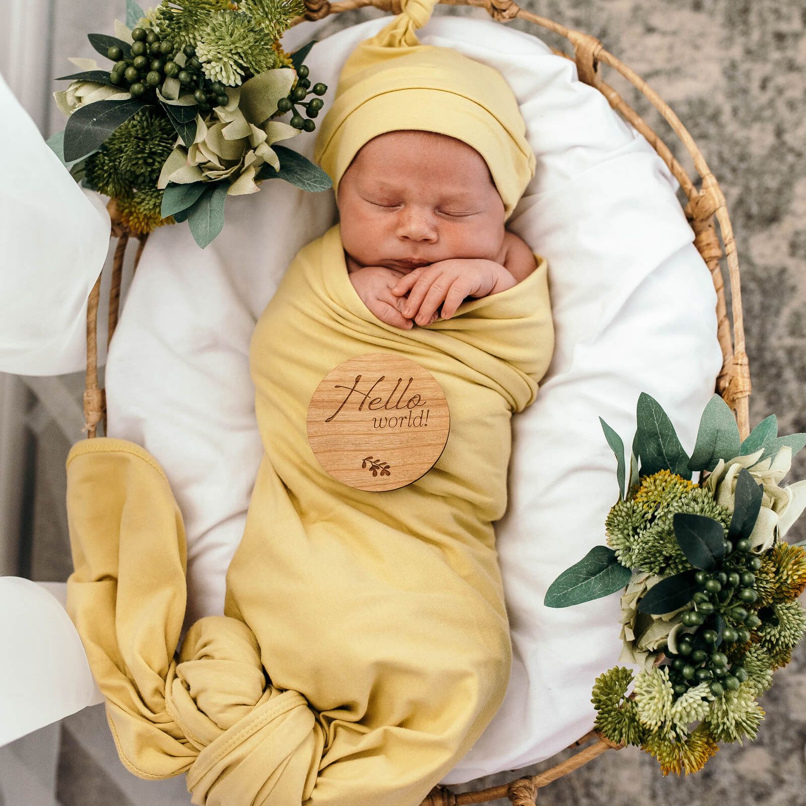 Snuggle Hunny Kids Bavlněná zavinovačka / šátek s čepičkou set Gelato - obrázek 1