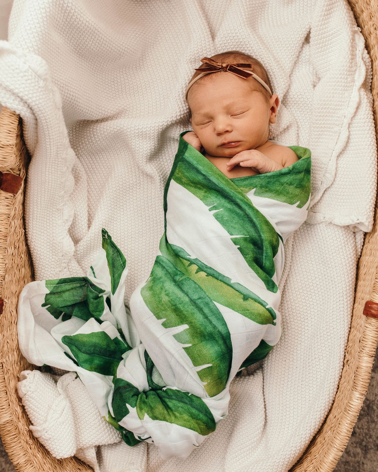 Snuggle Hunny Kids Organická mušelinová zavinovací plena California - obrázek 1
