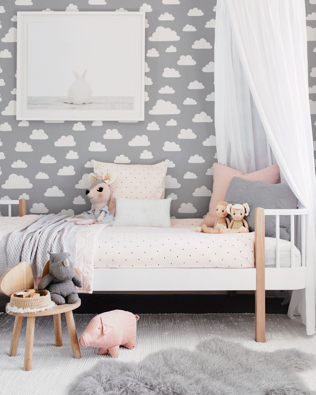 Snuggle Hunny Kids Pletená novorozenecká deka šedá - obrázek 5