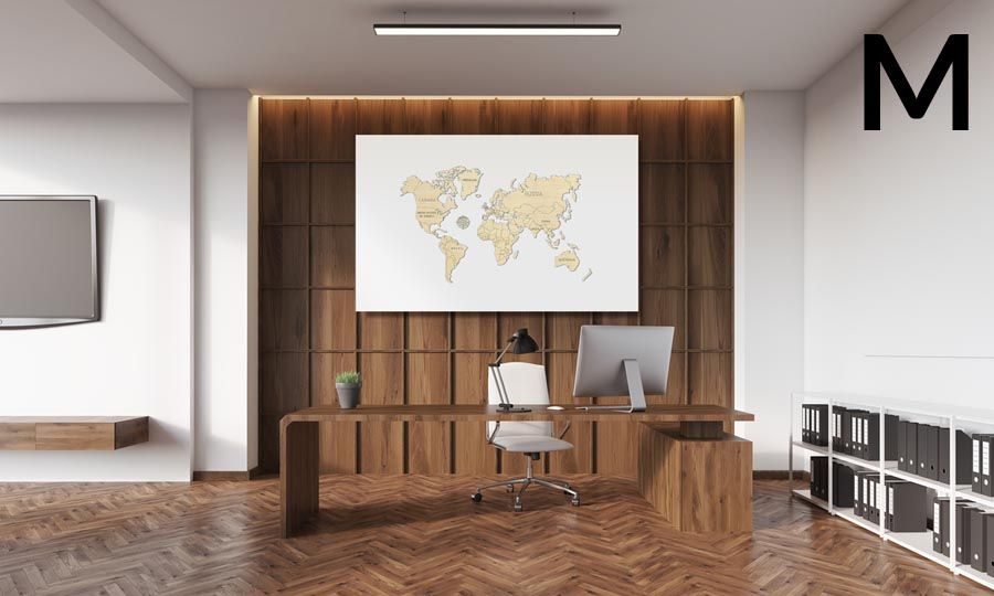 Wooden City 3D puzzle - Mapa světa M - obrázek 4