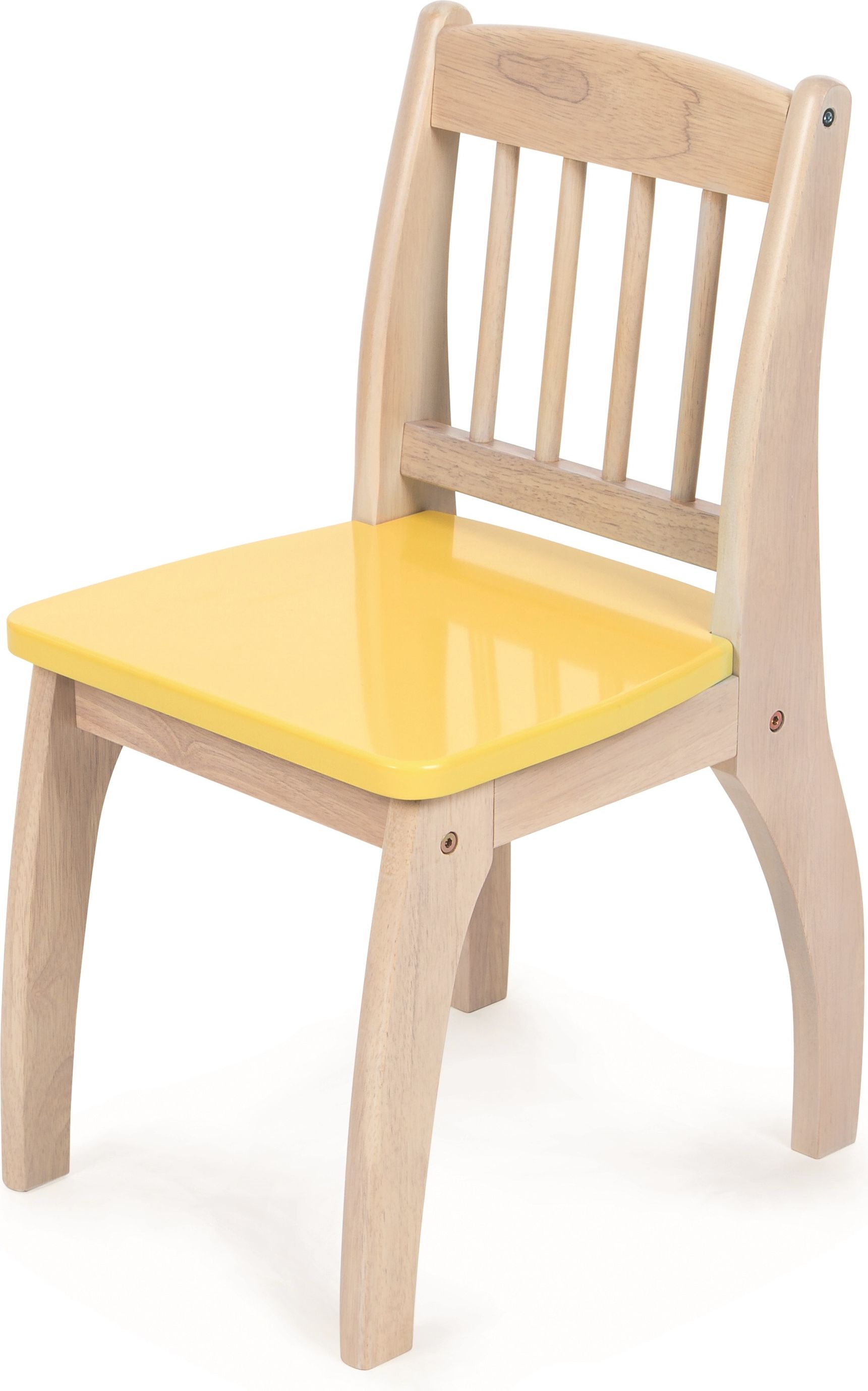 Tidlo Dřevěná židlička Junior žlutá - obrázek 1