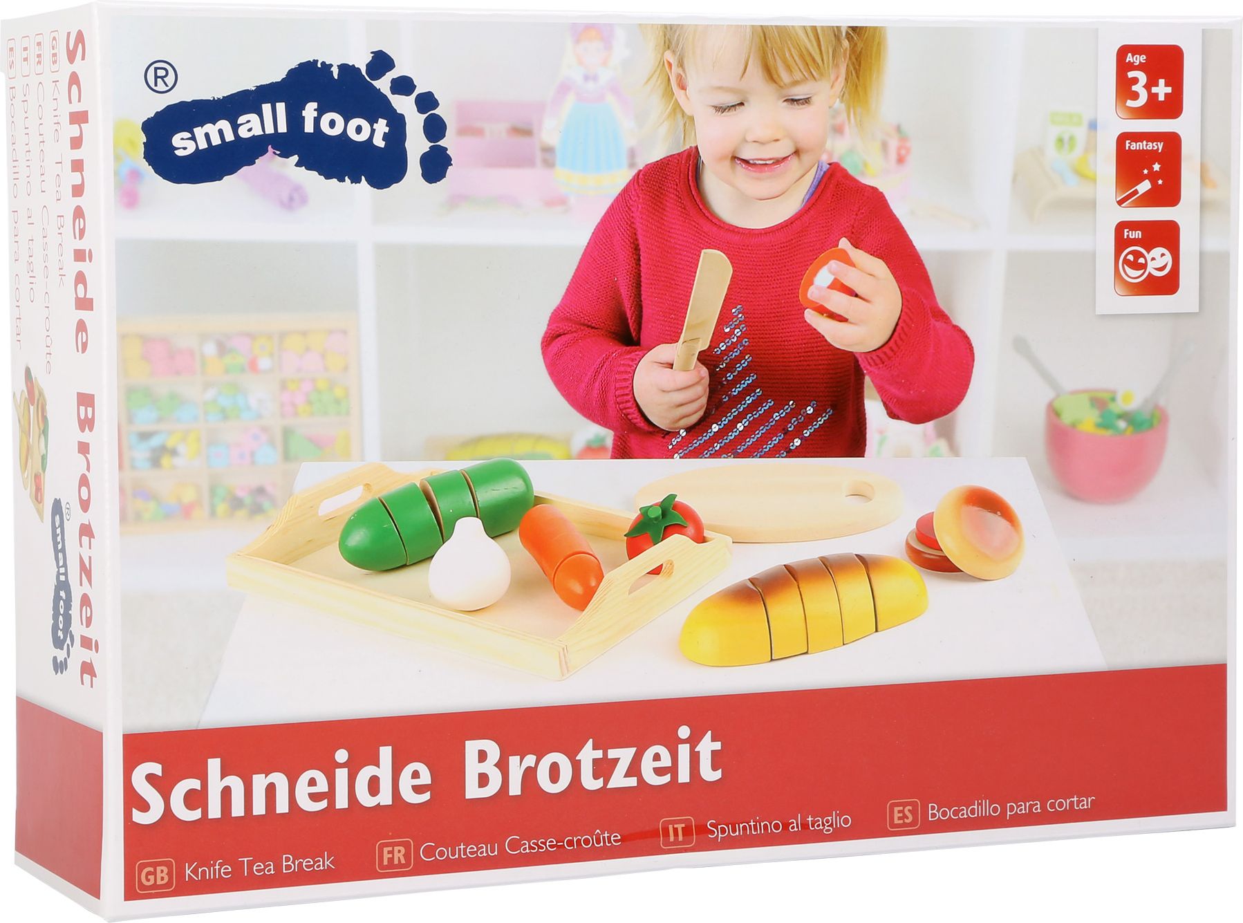 Small Foot Dřevěné hračky krájecí prkénko chléb - obrázek 2