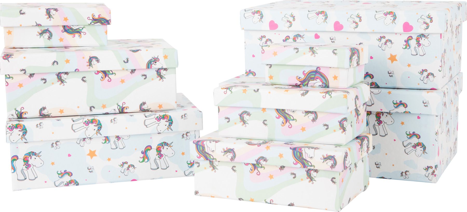 Small Foot Dárkové krabičky Unicorn 8 ks - obrázek 3