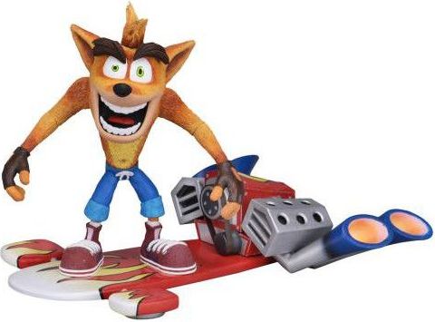 NECA Crash Bandicoot Hoverboard Crash 14 cm - obrázek 1