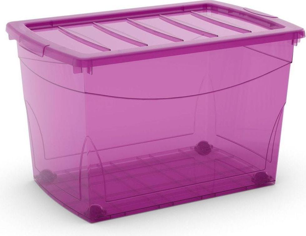 Kis Omni box s kolečky 60 l růžová - obrázek 1