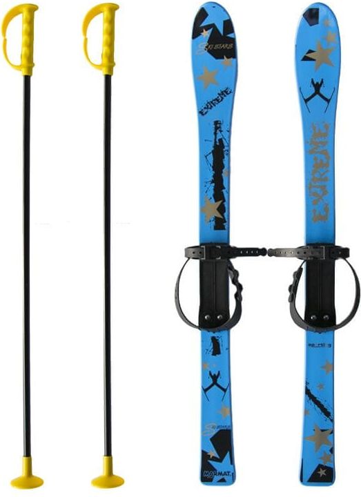 Master Baby Ski 90 cm - dětské plastové lyže - modré - obrázek 1