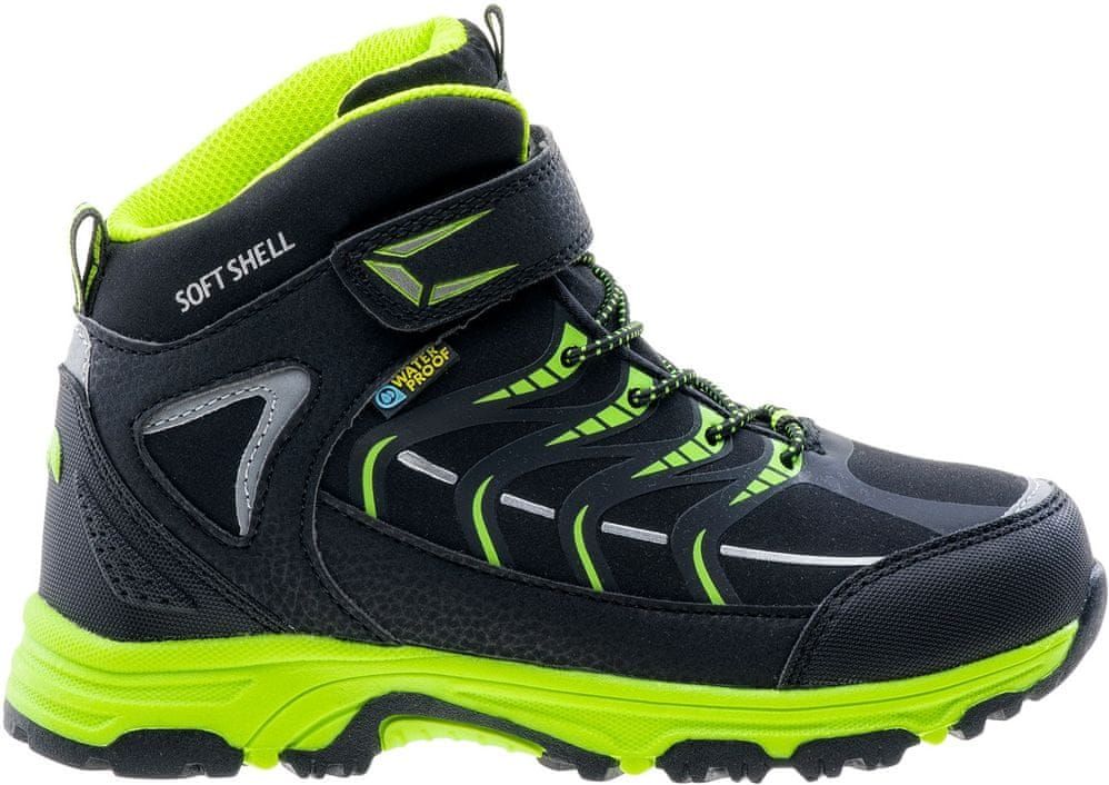 ELBRUS Savas Mid Wp Jr Black/Lime/Silver 29 - obrázek 1