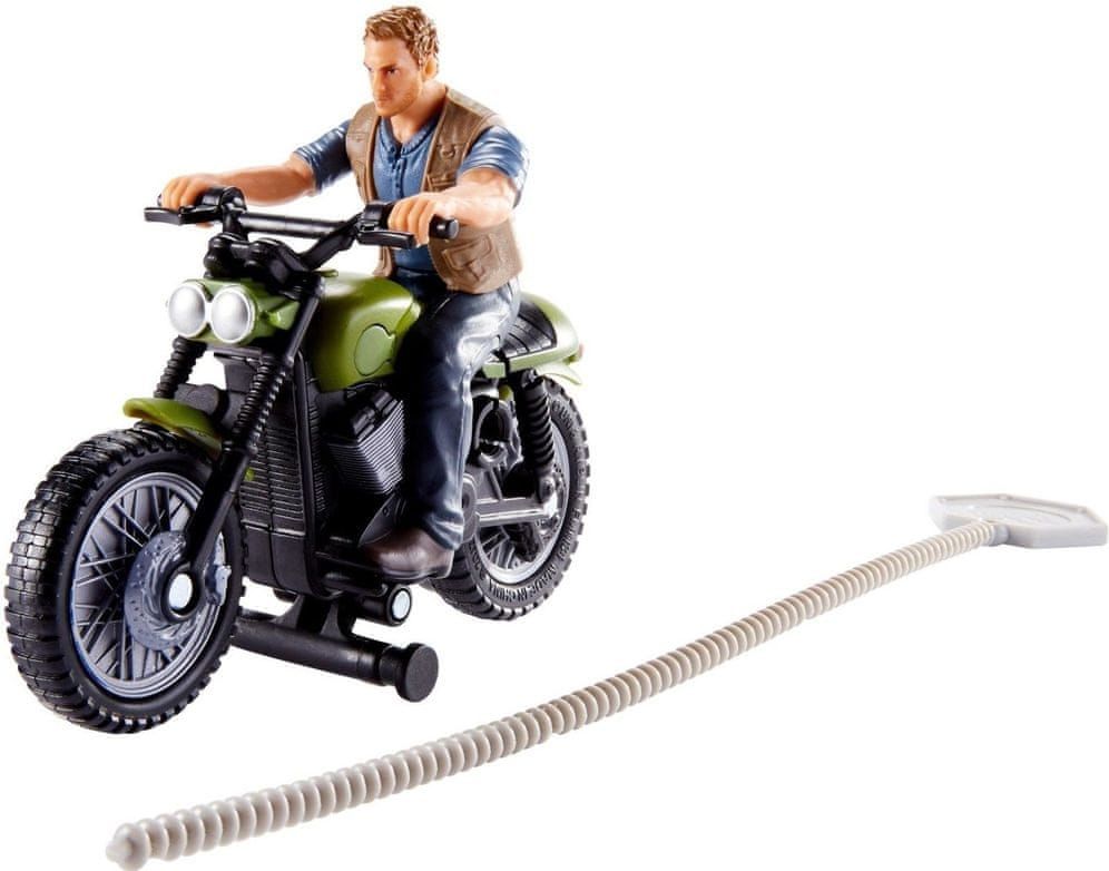 Mattel Jurský svět lovci dinosaurů - Owen a motorka - obrázek 1