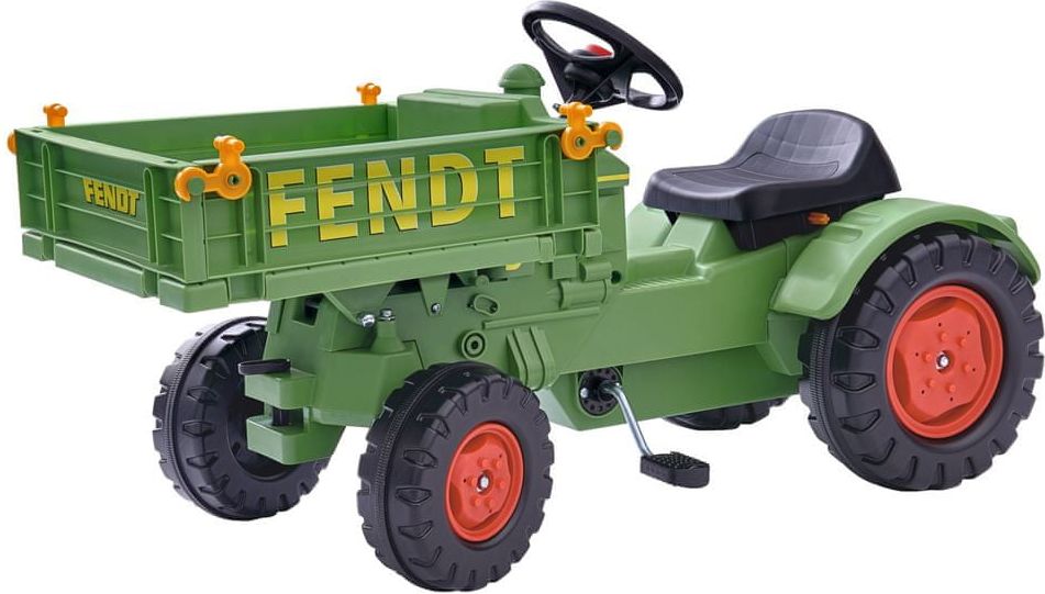 BIG Šlapací traktor Fendt s vyklápěcí plošinou - obrázek 1