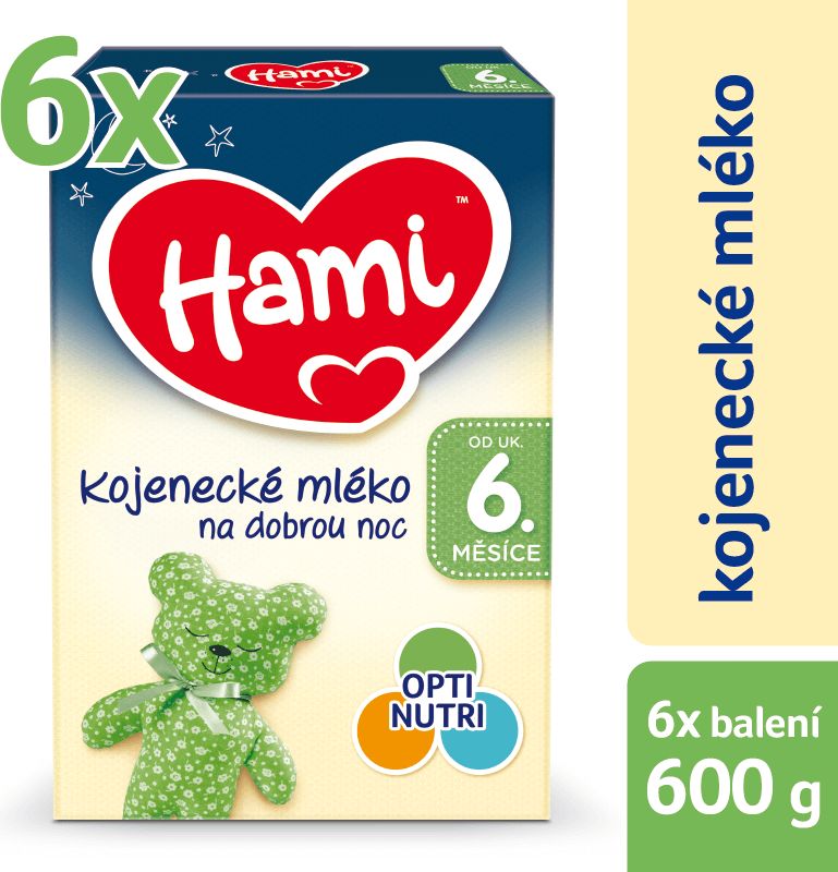 Hami 6+ Na dobrou noc 6 x 600g - obrázek 1