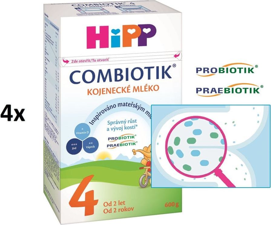 HiPP 4 BIO Combiotik - 4 x 600g - obrázek 1