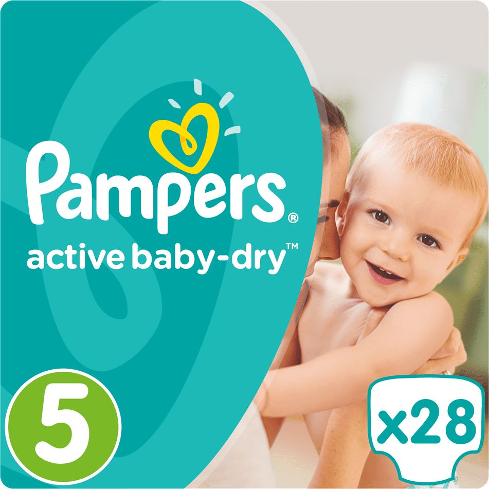 Pampers Active Baby 5 Mid Pack (11-18 kg) 28 ks - obrázek 1