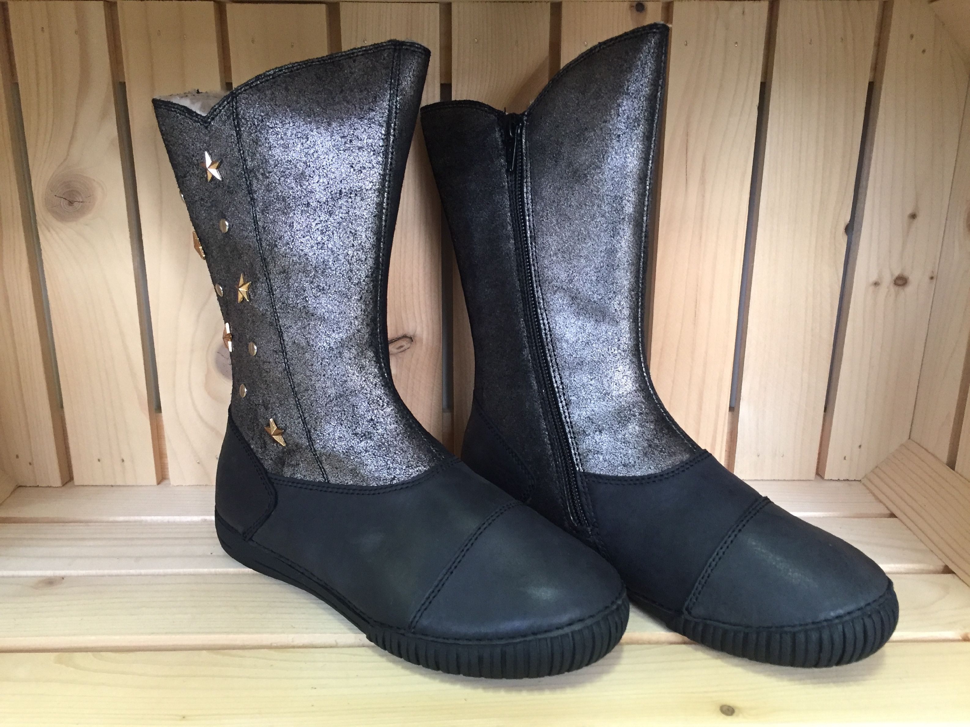 D.D.Step Dívčí kožené kozačky DD Step 036-716L Velikost: 35 - obrázek 2
