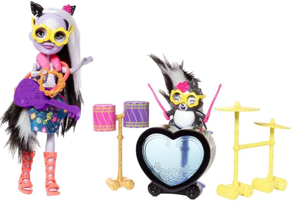 Mattel Enchantimals - Herní set Rockin Music Drumset - obrázek 1