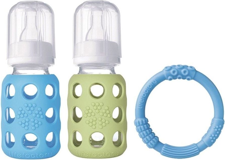 Lifefactory sada 2ks láhev boy 120ml - obrázek 1