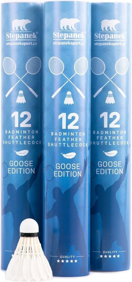 Stepanek Badmintonové míčky Stepanek Goose Edition (12ks) - střední - obrázek 1