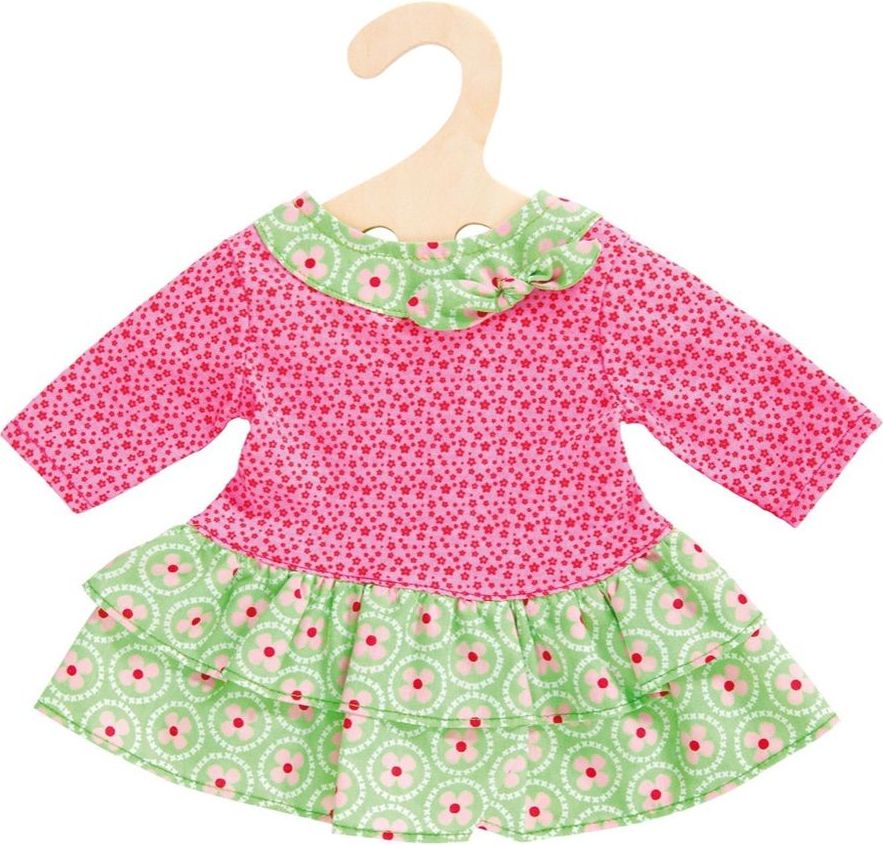 Heless Šaty s kanýrkem zeleno/růžové - obrázek 1