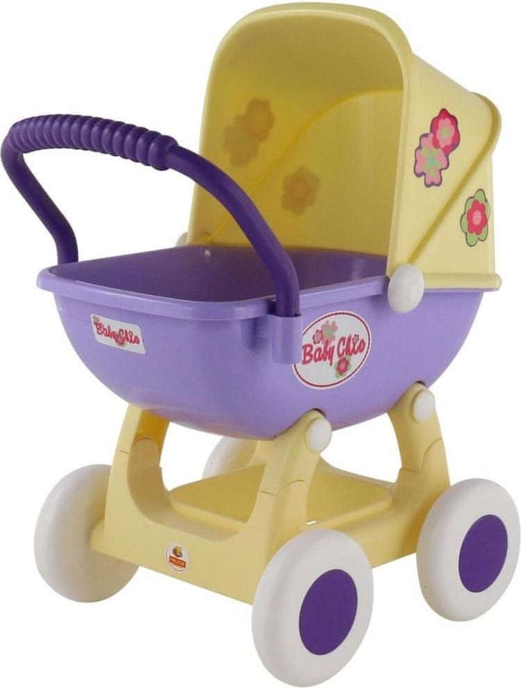 Polesie Kočárek pro panenky Ariana, 4 kolečka, žlutá - obrázek 1