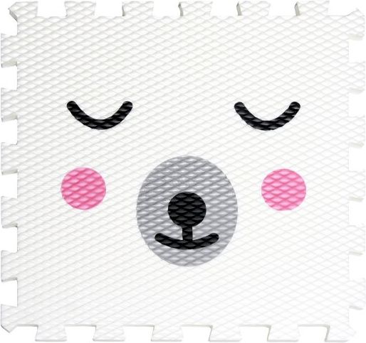 MINIDECKFLOOR PĚNOVÉ PUZZLE 6 DÍLŮ - MEDVĚD, TUČŇÁK, SRDCE A TLAPKA - obrázek 4