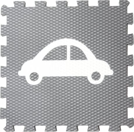 MINIDECKFLOOR PĚNOVÉ PUZZLE 6 DÍLŮ - MEDVĚD, TUČŇÁK A AUTO - obrázek 5