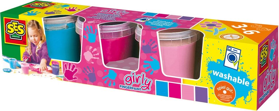 SES Prstové barvy Trendy 4x150ml - obrázek 1