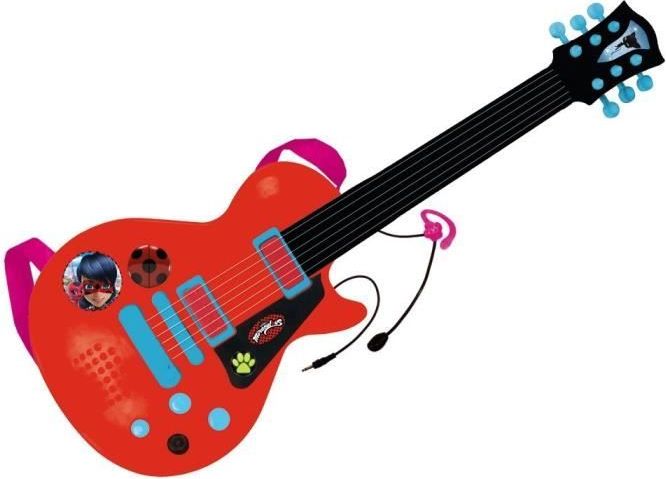 Reig dětská elektrická kytara Miraculous/Ladybug - obrázek 1